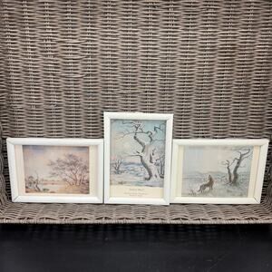 Charles B. Rogers Framed prints 4x6 Set 0f 3